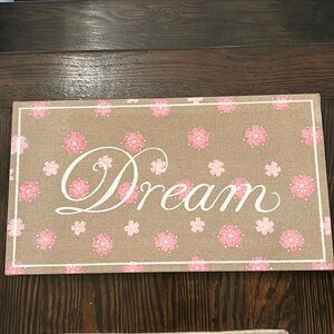 Pottery barn dream sign